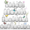 Glass Bud Vases in Bulk Set of 30 Pcs, Small Glass Vases by earthgadgets