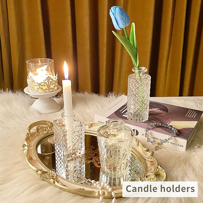 Glass Bud Vases in Bulk Set of 30 Pcs, Small Glass Vases - Image 8