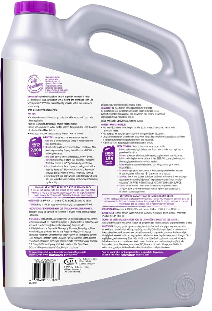 Rejuvenate Professional Wood Floor Restorer Fills Scratches, Seals And Protects - Image 13