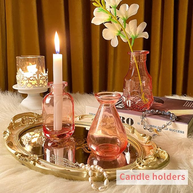 Glass Bud Vases in Bulk Set of 30 Pcs, Small Glass Vases - Image 4