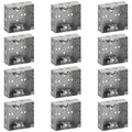 4" Square Welded Box 1-1/2” Deep 1/2" & 3/4" Eccentric KO by OhLectric