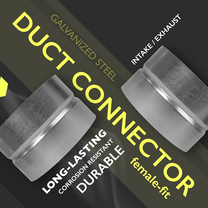 5 Inch Duct Fitting Connector for HVAC Ducting - Image 3