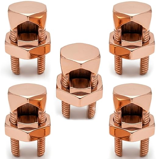 OHLECTRIC Size #8 Copper Split-Bolt Connector 8 AWG Heavy-Duty Electrical Wire by OhLectric