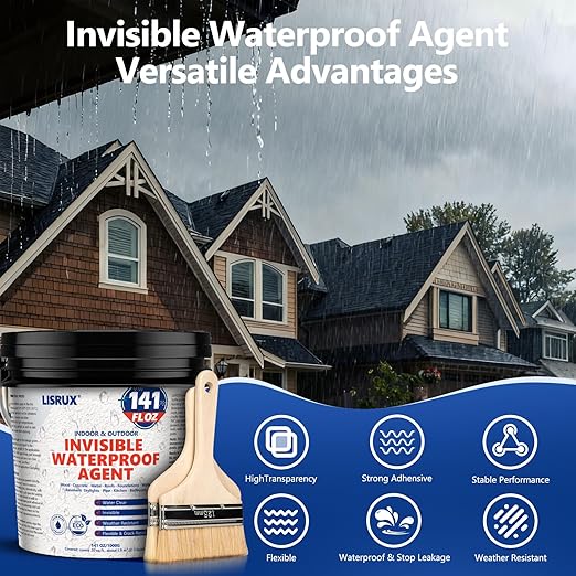 Transparent Waterproof Sealant, 141 Oz Invisible Waterproof Agent, Transparent - Image 2