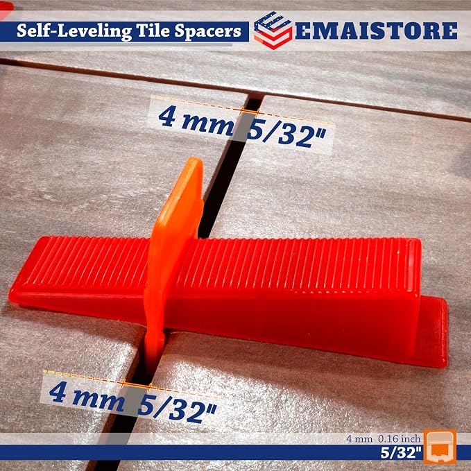 Tile Leveling System – 300 Tile Spacers & 300 Reusable Wedges – Perfect - Image 3