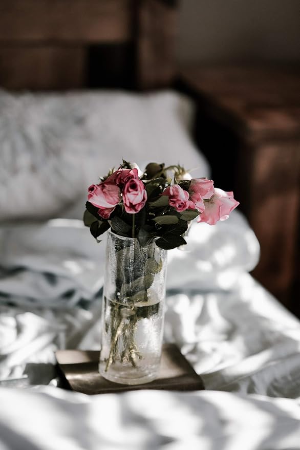 WGVI Quality Thick Weighted Clear Cylinder Glass Vases, Flower Arrangement - Image 7