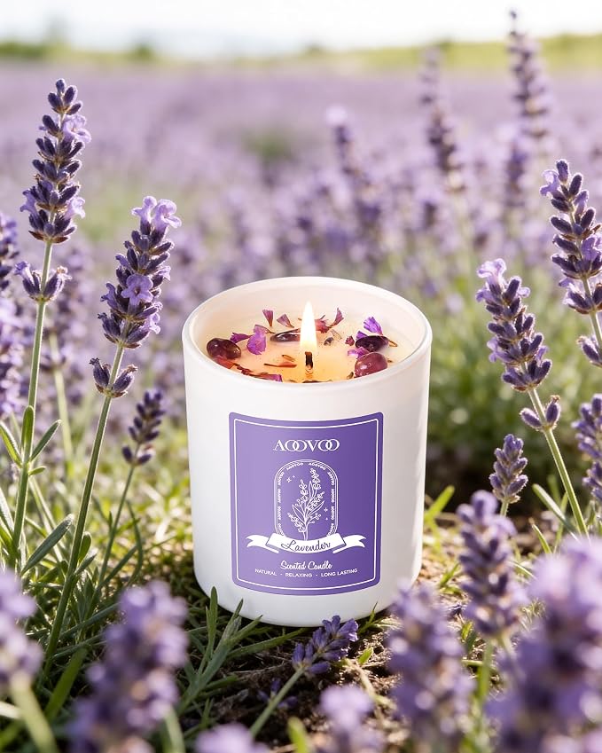 AOOVOO Lavender Scented Candles - Image 7