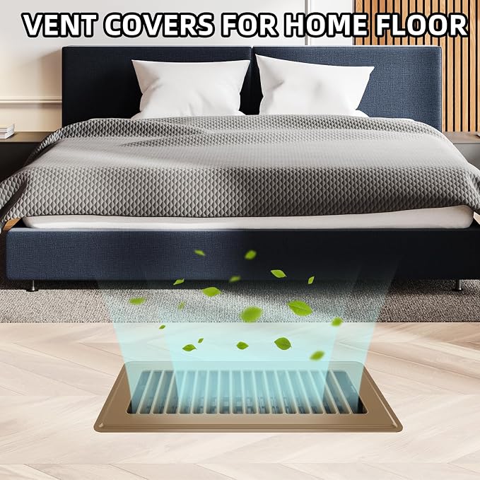Floor Register 4x14, 6 Pack Floor Vent Covers - Image 6