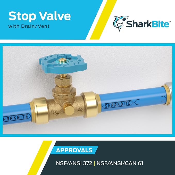 SharkBite 3/4 Inch Stop Valve - Image 5