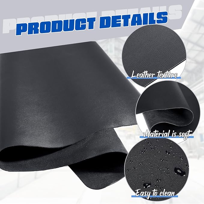 Drydiet 2 Pcs Work Bench Mat Top 24 x 48, PU Leather Tool Box Drawer Liner Tool - Image 3