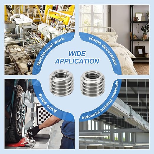 10Pcs Thread Adapter Sleeve Reducing Nut, M5 M to M3 F, 4mm Length | M5 x 0.8 - Image 5