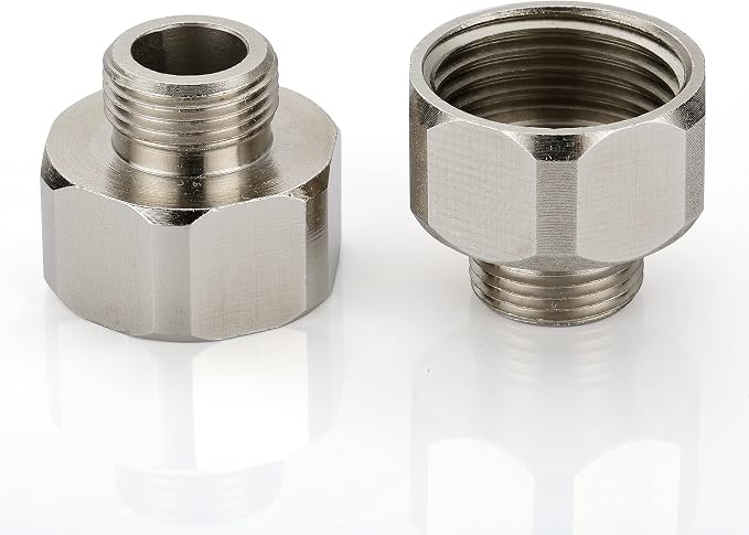 G 1/2 Female to 3/8 Male COMP Reducer Adapter, Brass Pipe Fittings Water Hose - Image 9