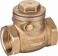 EZ-Fluid 1" IPS Female Threaded Brass Swing Check Valve, Horizontal T Pattern by EZ-FLUIDPlumbingProducts