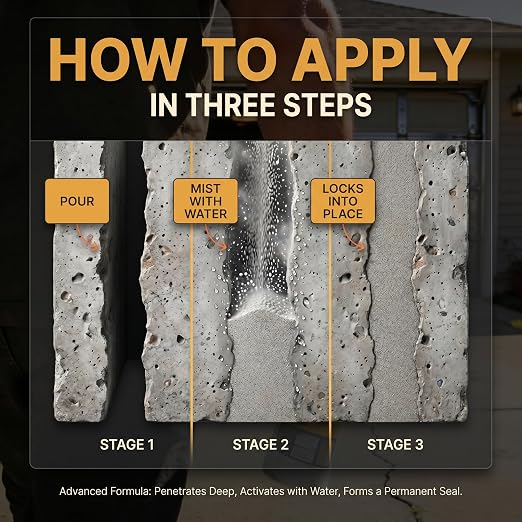Concrete Crack Filler - 3 lb. for Filling in Concrete Cracks on driveways - Image 7