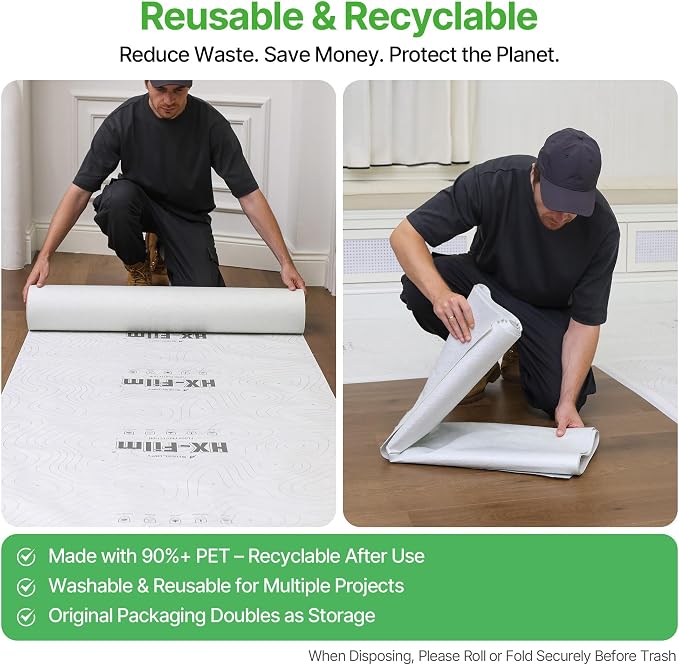 39"x100' Heavy-Duty Floor Protection | Construction Grade Carpet Protector | - Image 9