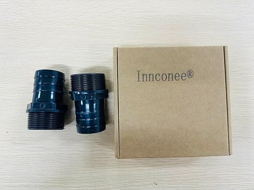 2 Pcs Pool PVC Tube Fitting Barbed Hose Fittings Adapter | Hose Fittings - Image 2