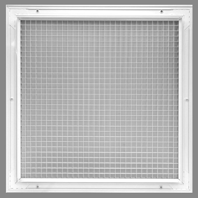 HVAC Premium 12'' x 12'' Cube Core Eggcrate Return Air Grille - Image 4