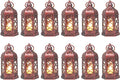 12PCS Mini Lantern with Flicker LED Candle by LLQ-LuckLifeQuality