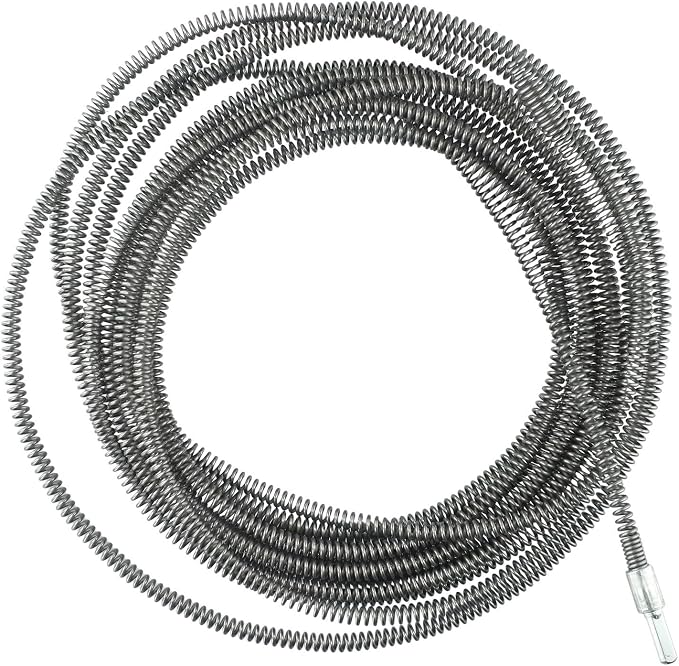 5M Drain Snake Drill, Manganese Steel Pipe Dredging, Flexible Sewer Cleaner - Image 2