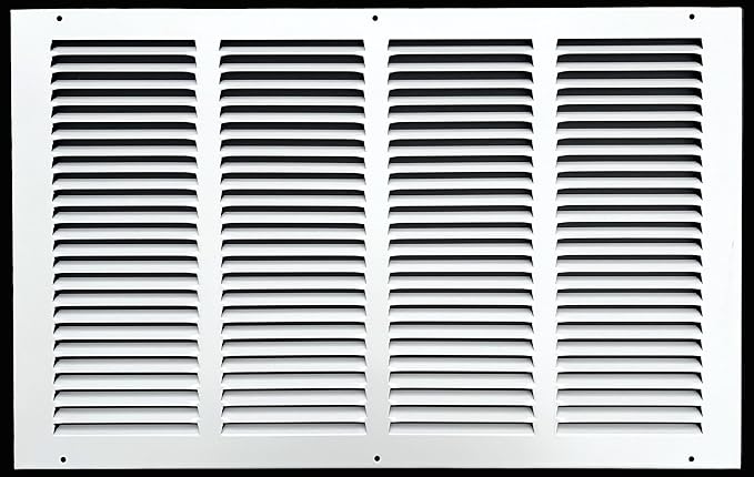 Fits 20x12 Duct Opening Stamped Steel Return Air Grille Vent Cover Grille by KumpelAire