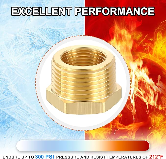 2 Pack Male to FeMale Adapters, Fluid Lines, Refrigeration, Water Treatment - Image 7