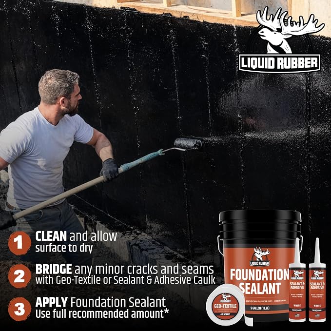 Liquid Rubber Foundation and Basement Sealant & Multi-Purpose Primer Kit - 5g - Image 6