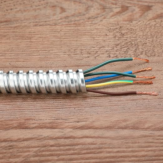 Yaocom 1/2 Inch Metal Flexible Conduit 50 ft, Galvanized Reduced Wall | Outdoor - Image 6