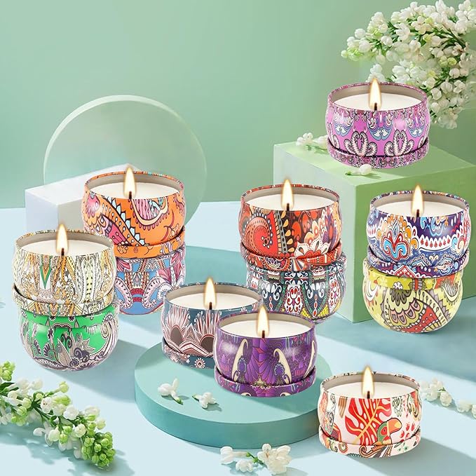 36 Pack Scented Candles Set for Home, Relaxing Stress Relief, Aromatherapy - Image 6