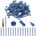 60Pcs 3/16" x2-1/4 Concrete Screws by Unknown