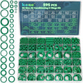 KEZE 595 Pcs Air Conditioning O Ring Kit, 36 Size Seal Rubber O-Rings by KEZE
