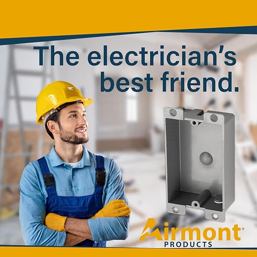 Old Work Round Electrical Box, One-Gang Grey PVC Junction Box, Electrical Old - Image 9