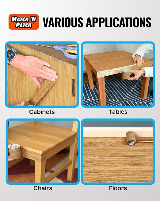 MATCH 'N PATCH Wood Grain Repair Tape - Image 4