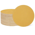HARFINGTON 100 Pcs 6 Inch Sanding Discs 150 Grit Yellow Aluminum Oxide | Hook by HARFINGTON