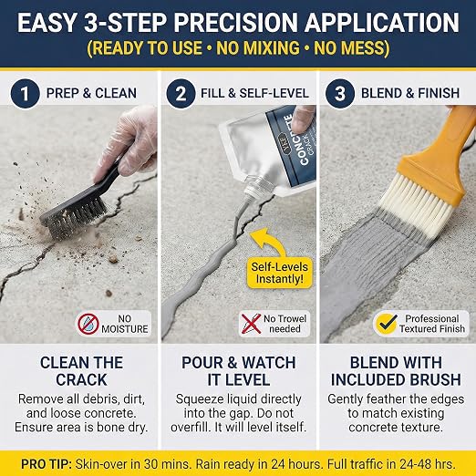 YKF Concrete Crack Filler 2-Pack - Image 3