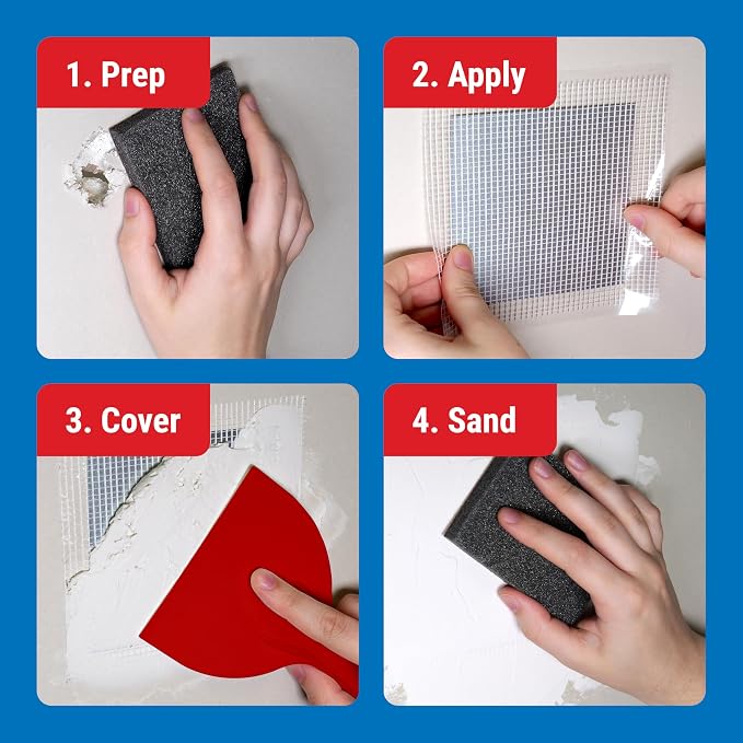 MaxPatch® 6 in. x 6 in. Solid Metal Self-Adhesive Wall Repair Patch – Durable - Image 3