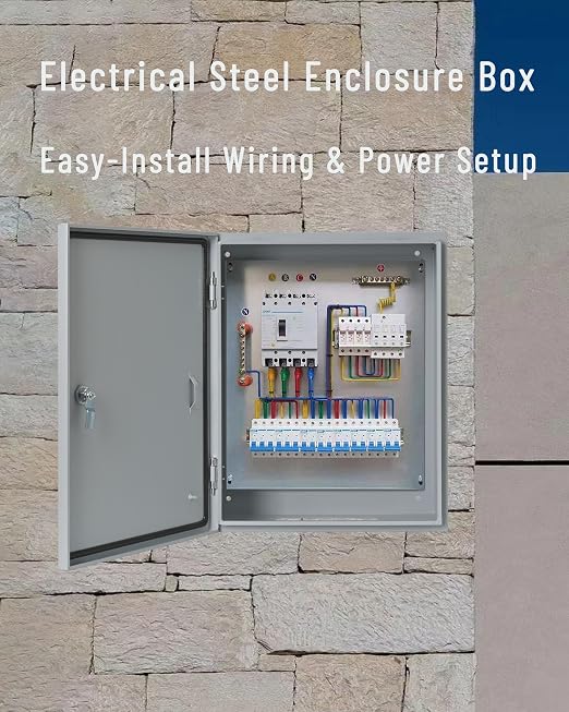 Waterproof Electrical Enclosure 12 x 12 x 6'', Outdoor Electrical Box - Image 2