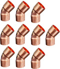 EZ-FLUID Plumbing 3/4" C X C Copper 45 Degree Elbow, LF Short Turn Pressure by EZ-FLUIDPlumbingProducts