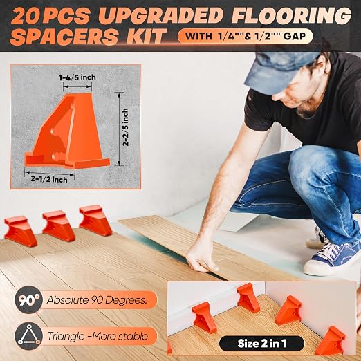 Saker Laminate Flooring Tools, 107-Piece Wood Flooring Installation Kit - Image 7