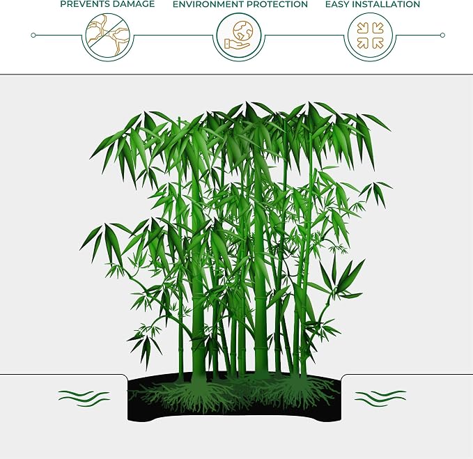 DeepRoot Water & Bamboo Root Barrier, USA Made | Durable HDPE blocks roots & - Image 6