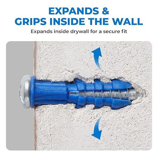 Qualihome Drywall Anchors and Screws Kit - Image 4