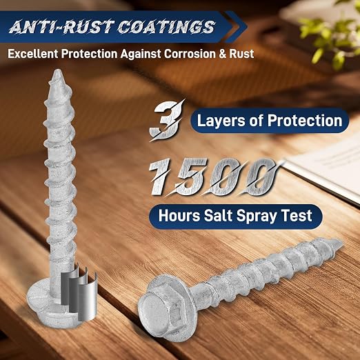 Mech.Galv.#9 x 1-1/2" Joist Hanger Screws-100 Qty, 9112R100 Hurricane Screws | - Image 4
