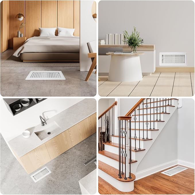 Floor Register 4x14-4 Pack Vent Covers - Image 7