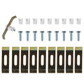 Undermount Sink Clips, Undermount Sink Brackets 10 Pack Kit by Rhbamoa