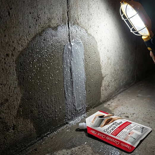 Concrete Crack Filler 4-Pack 4.4LB Grey | Self-Leveling, High Elasticity Cement - Image 4