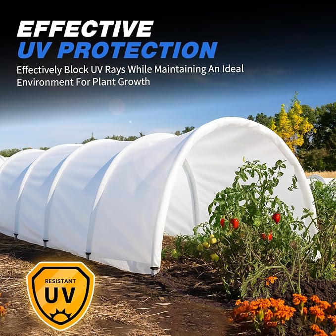 White Plastic Sheeting, 20 Mil 10' x 50', Crawl Space Vapor Barrier, Plastic - Image 5
