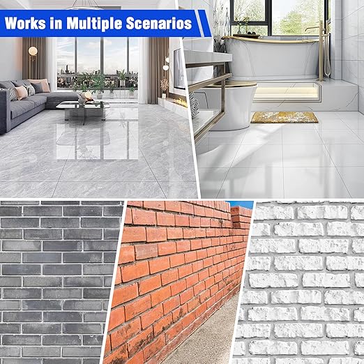 50PCS Tile Grout Masonry Mortar Bag, Heavy Duty Blue HDPE Tear Resistant Grout - Image 6
