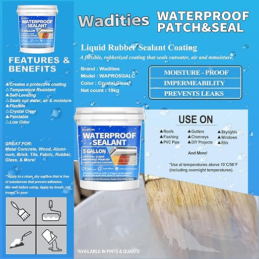 Liquid Waterproof Sealant Clear - Image 3