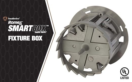 Southwire -MSBST250 Fixture and Ceiling Electrical Box Smart Box Shark Tooth - Image 2