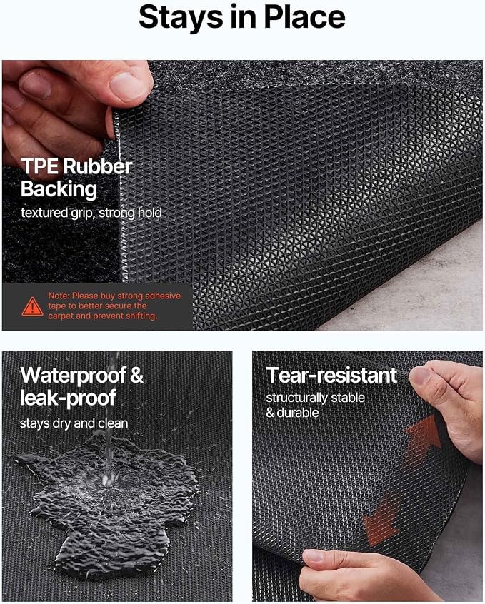 VEVOR Garage Floor Mat, 7.5'x20' Oil Spill Mat Waterproof Protection from Water - Image 4
