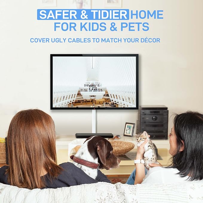 Delamu TV Cord Hider, Cord Covers - Image 8